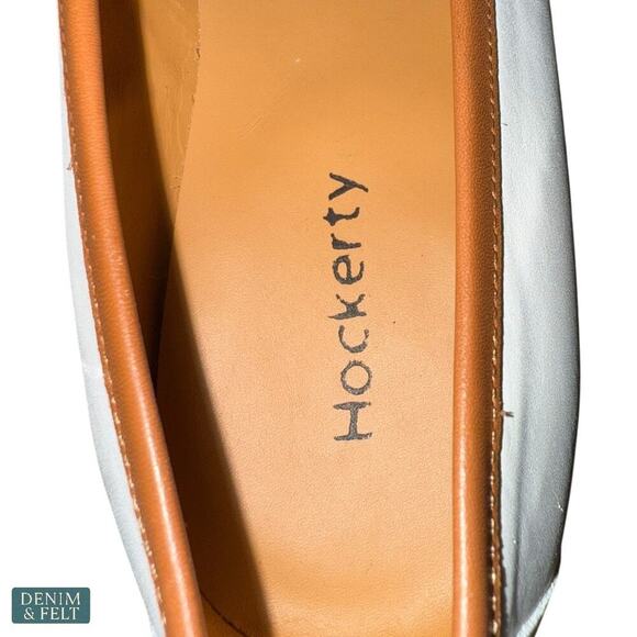 Hockerty Horsebit Loafers Men’s 43 White Burgundy Blue Italian Calf‎ Leather NEW main image 11